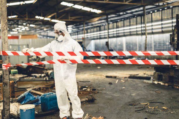 Professional Biohazard technician working in Sparta, TN